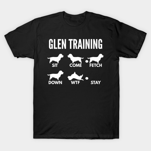 Glen Training Glen of Imaal Terriero Tricks T-Shirt by DoggyStyles